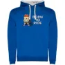 Royal blue / white