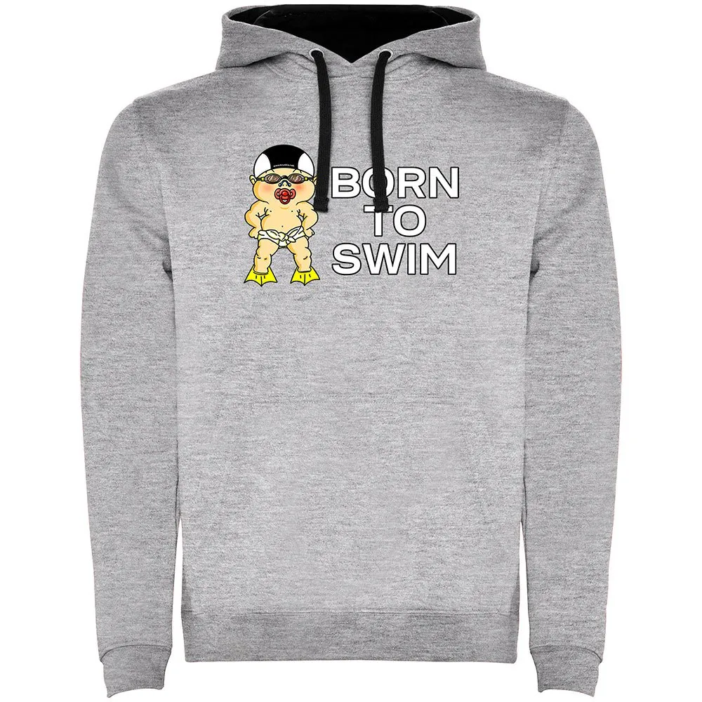 Kruskis Born To Swim Two-colour Kapuzenpullover male