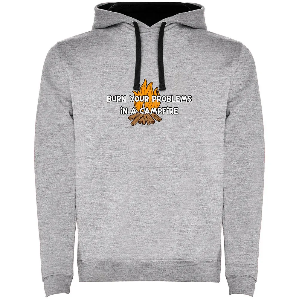 Kruskis Burn Your Problems Bicolor Kapuzenpullover Kruskis Burn Your Problems Bicolor Kapuzenpullover