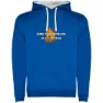 Royal blue / white