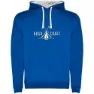 Royal blue / white