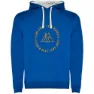 Royal blue / white