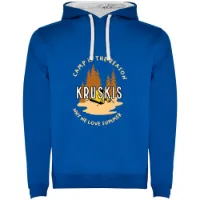 Kruskis Camp Is The Reason Bicolor Kapuzenpullover Kruskis Camp Is The Reason Bicolor Kapuzenpullover