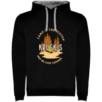 Kruskis Camp Is The Reason Bicolor Kapuzenpullover Kruskis Camp Is The Reason Bicolor Kapuzenpullover