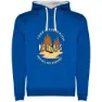 Royal blue / white