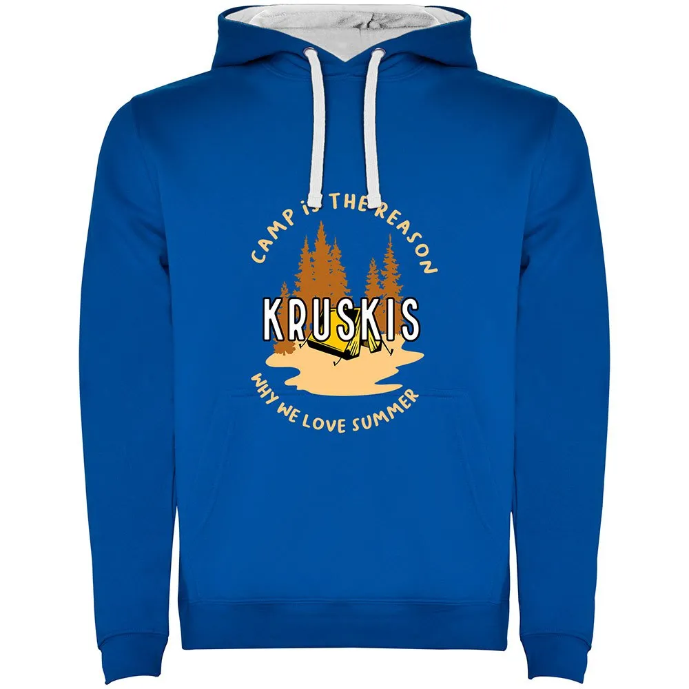 Kruskis Camp Is The Reason Bicolor Kapuzenpullover Kruskis Camp Is The Reason Bicolor Kapuzenpullover