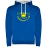 Royal blue / white