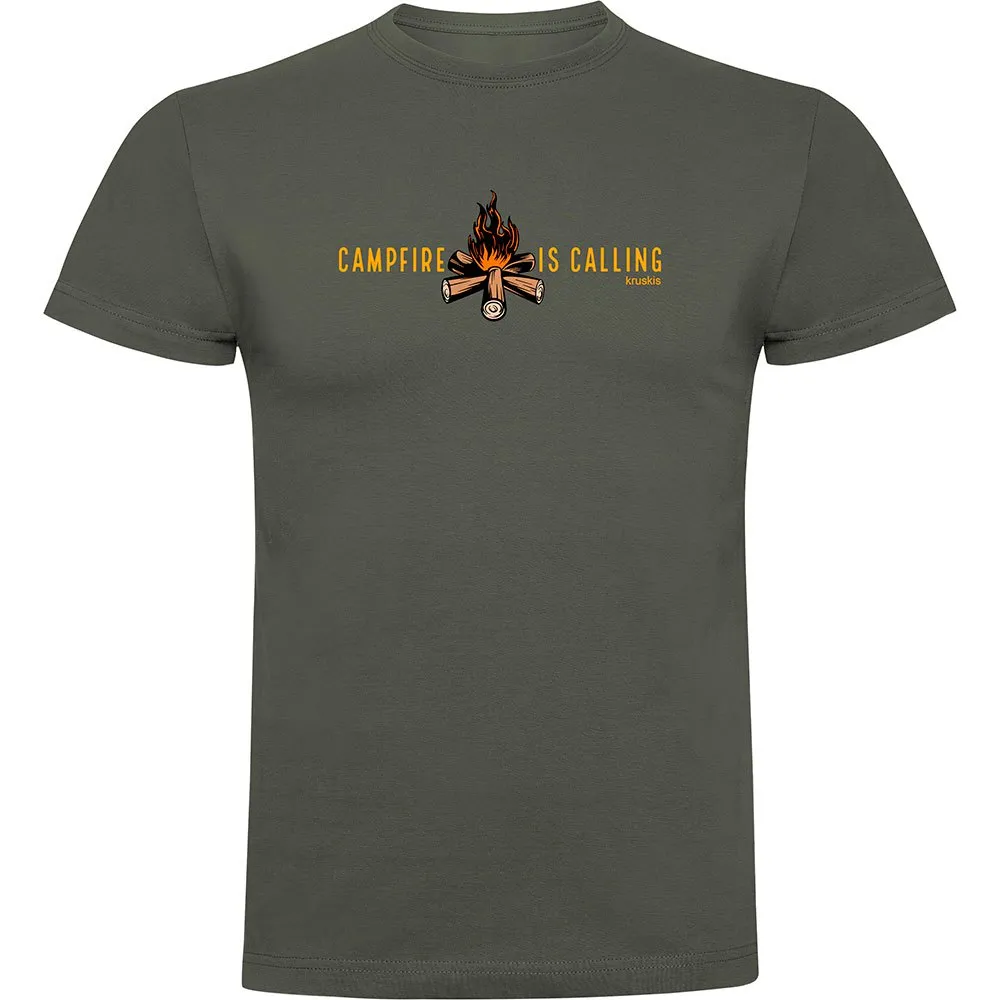 Kruskis Campfire Is Calling Kurzarm-t-shirt