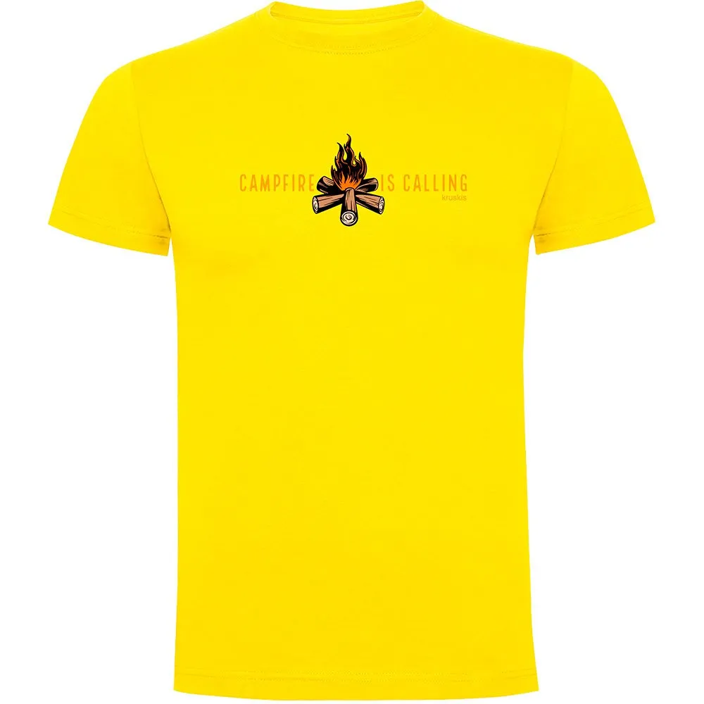Kruskis Campfire Is Calling Kurzarm-t-shirt Kruskis Campfire Is Calling Kurzarm-t-shirt