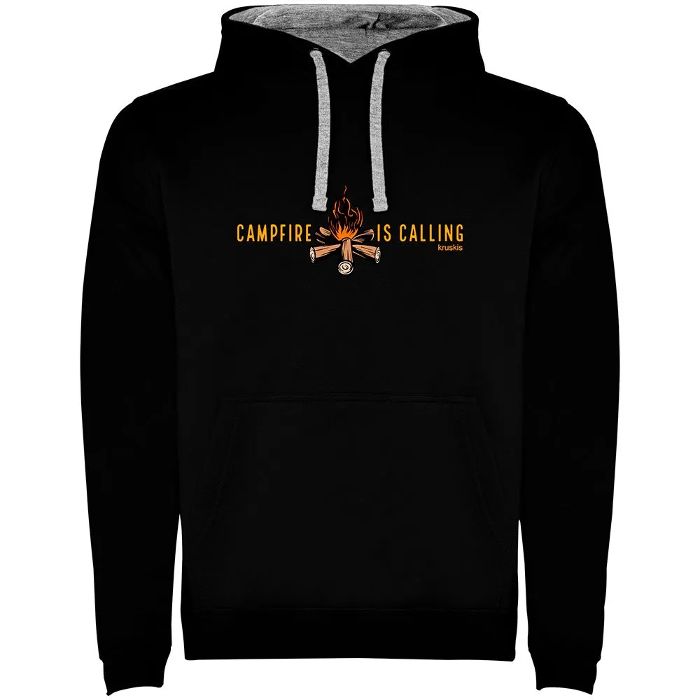 Kruskis Campfire Is Calling Two-colour Kapuzenpullover Kruskis Campfire Is Calling Two-colour Kapuzenpullover