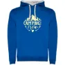 Royal blue / white
