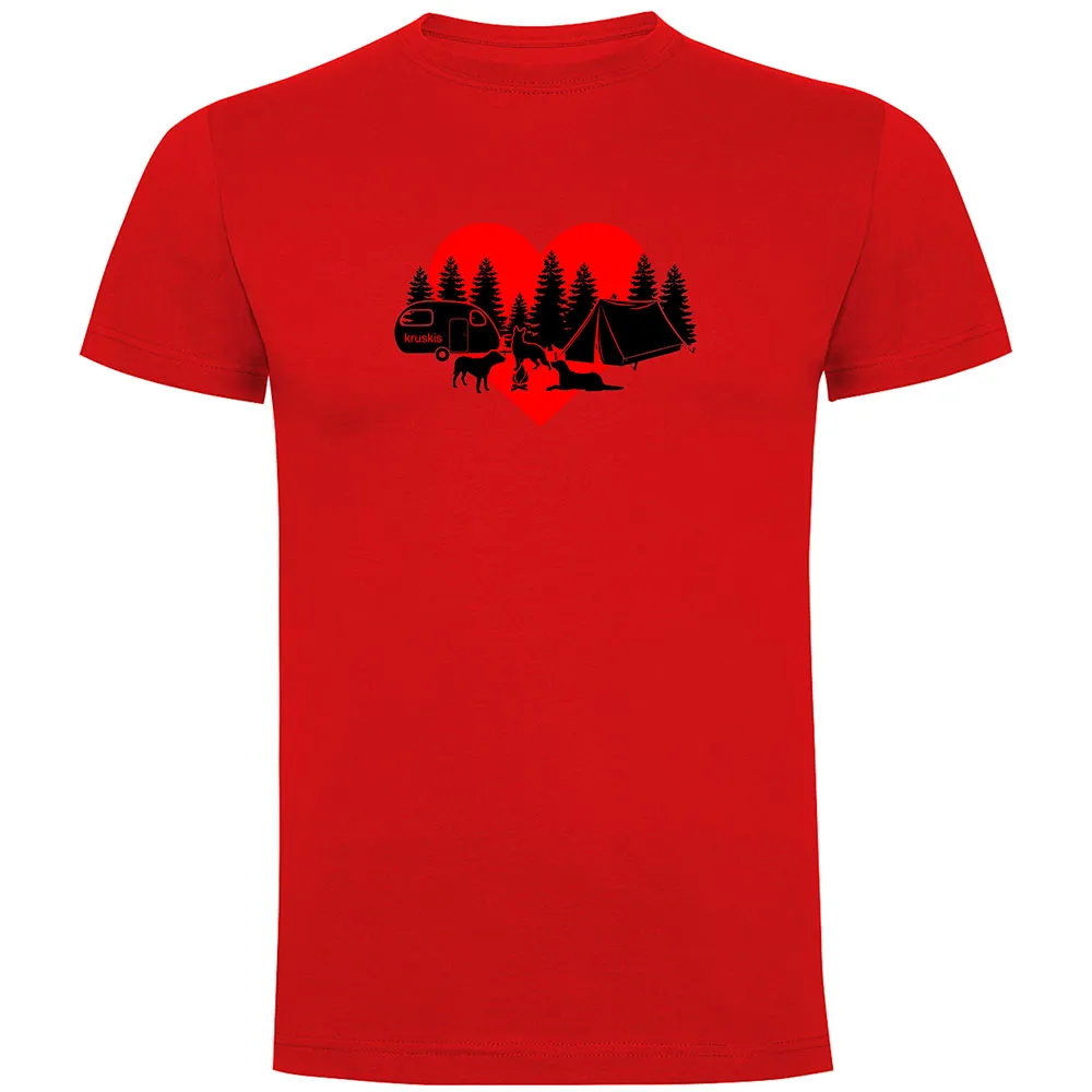 Kruskis Camping Dogs Kurzarm-t-shirt Kruskis Camping Dogs Kurzarm-t-shirt
