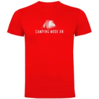 Kruskis Camping Mode On Kurzarm-t-shirt Kruskis Camping Mode On Kurzarm-t-shirt