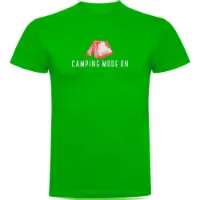Kruskis Camping Mode On Kurzarm-t-shirt Kruskis Camping Mode On Kurzarm-t-shirt