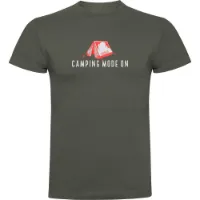Kruskis Camping Mode On Kurzarm-t-shirt Kruskis Camping Mode On Kurzarm-t-shirt