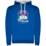 Royal blue / white