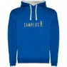 Royal blue / white