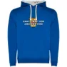 Royal blue / white