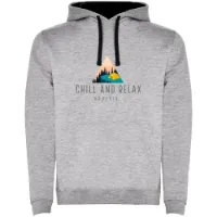 Kruskis Chill And Relax Two-colour Kapuzenpullover Kruskis Chill And Relax Two-colour Kapuzenpullover