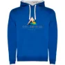 Royal blue / white