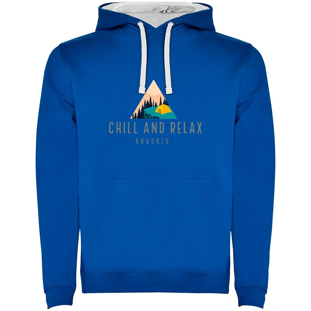 Kruskis Chill And Relax Two-colour Kapuzenpullover Kruskis Chill And Relax Two-colour Kapuzenpullover