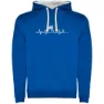 Royal blue / white