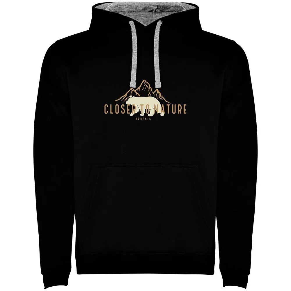 Kruskis Closer To Nature Two-colour Kapuzenpullover