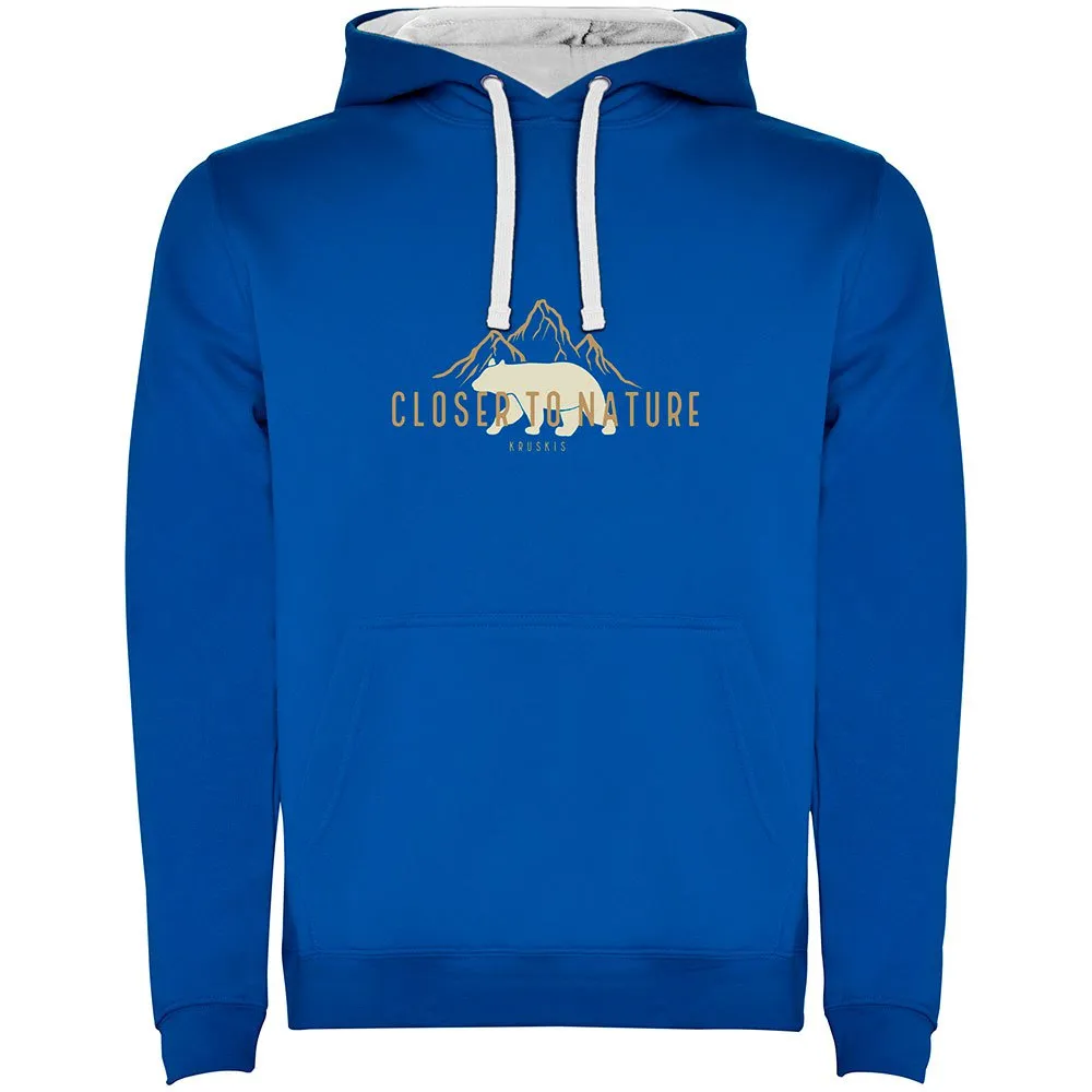 Kruskis Closer To Nature Two-colour Kapuzenpullover Kruskis Closer To Nature Two-colour Kapuzenpullover