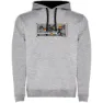 Heather grey / black