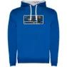Royal blue / white