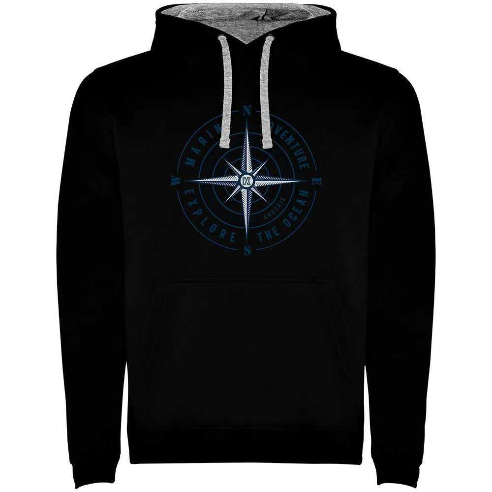 Kruskis Compass Rose Two-colour Kapuzenpullover Kruskis Compass Rose Two-colour Kapuzenpullover