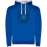 Royal blue / white