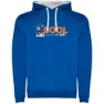 Royal blue / white