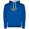 Royal blue / white