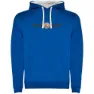Royal blue / white