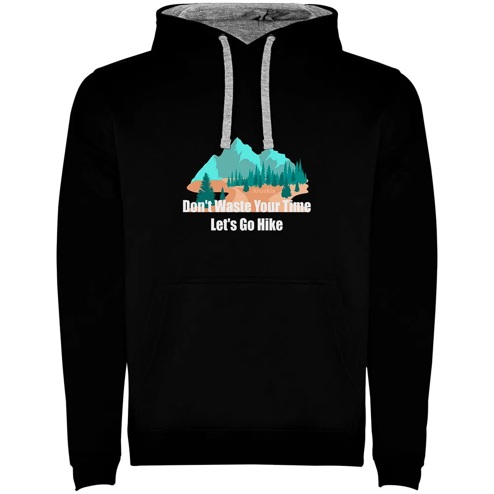Kruskis Dont Waste Your Time Two-colour Kapuzenpullover Kruskis Dont Waste Your Time Two-colour Kapuzenpullover