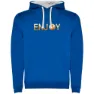 Royal blue / white