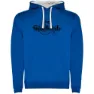 Royal blue / white