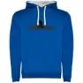Royal blue / white