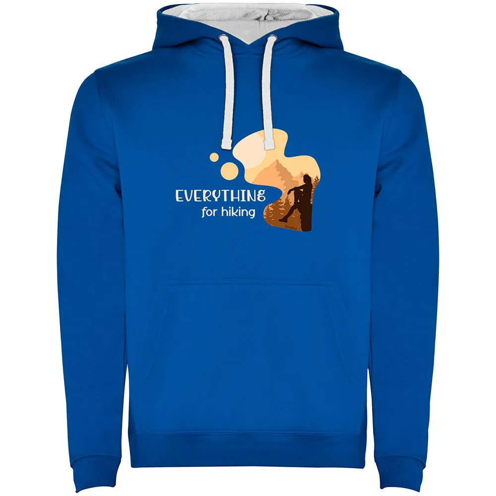 Kruskis Everything For Hiking Bicolor Kapuzenpullover Kruskis Everything For Hiking Bicolor Kapuzenpullover
