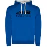 Royal blue / white