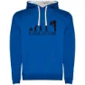 Royal blue / white