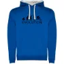 Royal blue / white