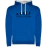 Royal blue / white