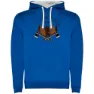 Royal blue / white