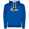 Royal blue / white