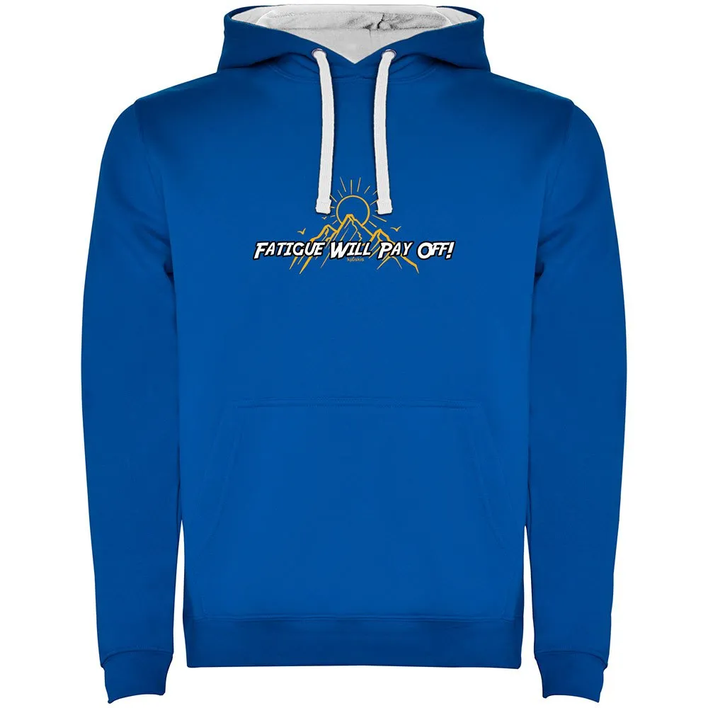 Kruskis Fatigue Will Pay Off Bicolor Kapuzenpullover Kruskis Fatigue Will Pay Off Bicolor Kapuzenpullover
