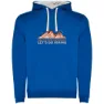Royal blue / white