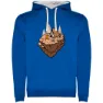 Royal blue / white