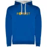 Royal blue / white